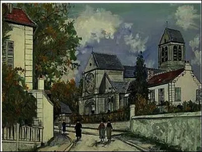 Qui a peint "Eglise et presbytère de Luzarches" ?