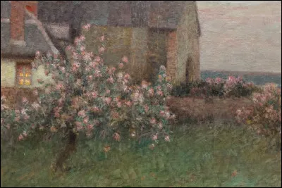 Qui a peint "Presbytère et église de Gerberoy" ?