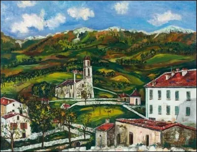 Qui a peint "Le presbytère de Prunelli di Fiumorbo, Corse" ?