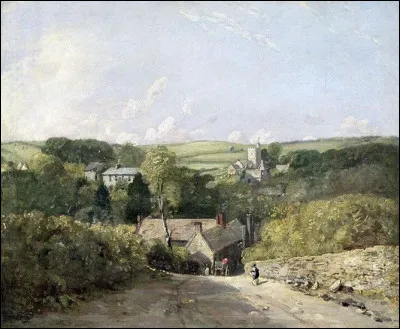 Qui a peint "Vue d'Osmington avec l'église et le presbytère" ?
