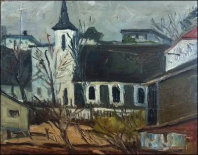 Qui a peint "Le presbytère" ?