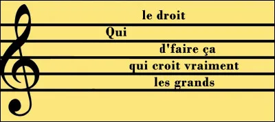 Quelle est la bonne réponse ?