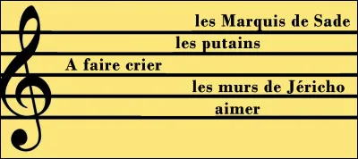 Quelle est la bonne réponse ?