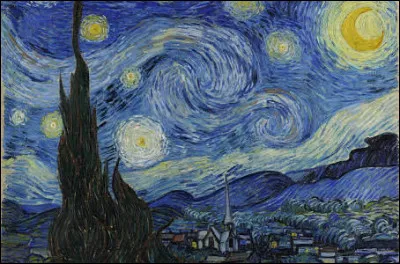 Ce tableau représentant un paysage étoilé est né sous le pinceau de van Gogh et s'intitule :