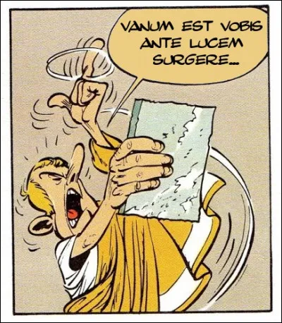 Et nous laisserons le mot de la fin à l'avocat de la défense : que veut-il dire avec son "Vanum est vobis ante lucem surgere..." ?