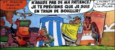 Pendant ce temps, au camp romain, on s'adonne aux joies du foyer...