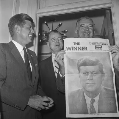 Le 8 novembre, Kennedy est élu président des Etats-Unis : c'était il y a ...