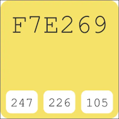 Hormis le blanc et le noir, quelle est la couleur principale ?