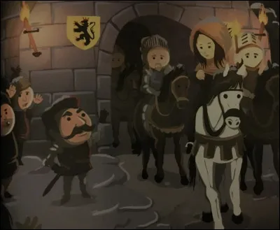 Où se rend Jeanne à 17 ans ? 
(C'est une grande ville voisine de son village d'enfance.)