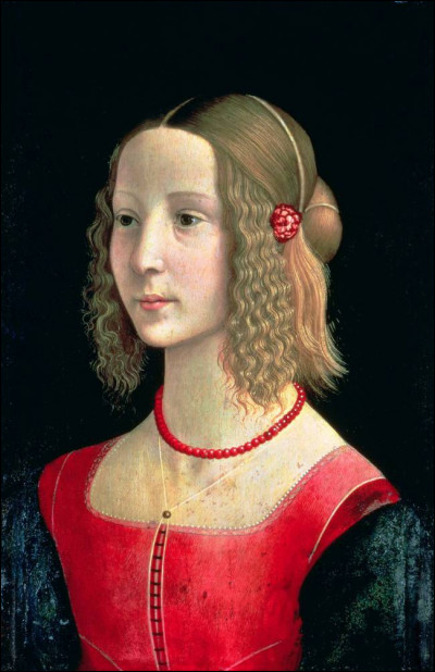 Quel peintre italien de la Renaissance a réalisé le tableau "Portrait de jeune fille" ?