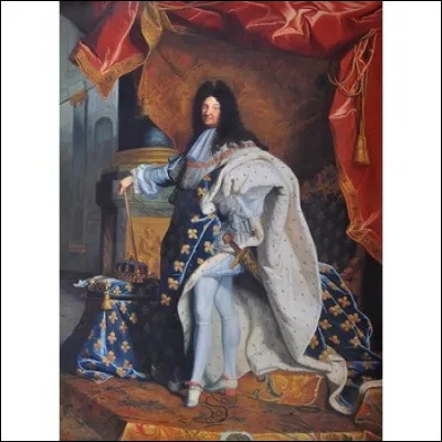 Qui est le roi repr&eacute;sent&eacute; par Hyacinthe Rigaud sur cette peinture ?
