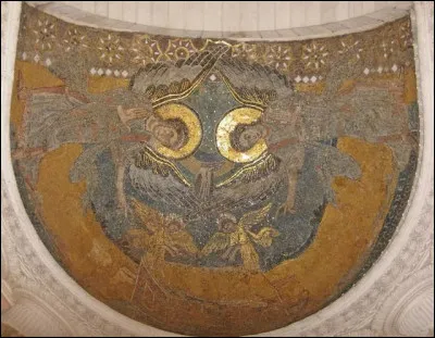 O&ugrave; se trouve cette mosa&iuml;que repr&eacute;sentant l'arche d'alliance ?