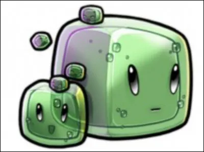 Quel est ce mob gluant qui se trouve souvent dans l'eau ?