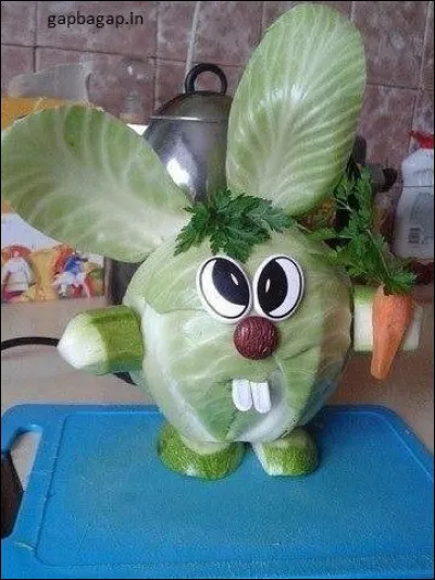 Quels légumes ont servi à la confection du lapin ?