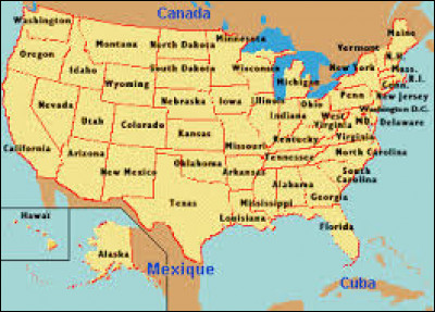 Combien compte-t-on d'États fédérés sur le territoire américain ?