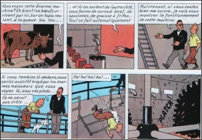 J'ai toujours pensé que Tintin avait été bien naïf de tomber dans ce panneau ! A quelle sauce va-t-il est assaisonné ?