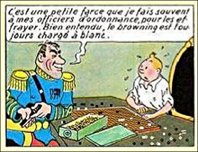 On ne vous a peut-être pas tout dit sur "L'Oreille Cassée" ! Sur la planche originale, Alcazar et Tintin jouaient tout de go au go, qu'Hergé pratiquait. Mais quel fut le jeu choisi pour l'édition finale ?