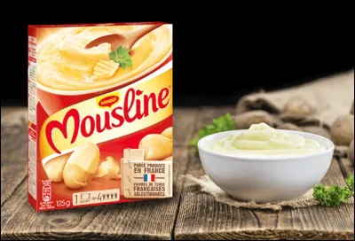Mousline est une marque française de purée de pomme de terre en flocons, au cours de quelle décennie a-t-elle été lancée ?