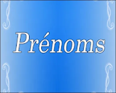 Quel prénom a un rapport étymologique avec le mot ''forêt'' ?