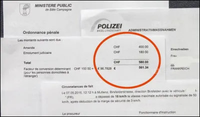 Je paie une amende pour m'être mal garé :