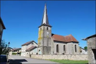Voici l'&eacute;glise Saint-Quirin de Vaud&eacute;ville. Commune de l'agglom&eacute;ration Spinalienne, elle se situe dans le d&eacute;partement ...