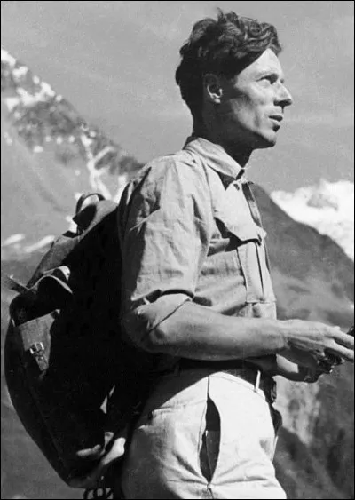 Cet alpiniste, guide de haute montagne, explorateur et écrivain, c'est ... Frison-Roche