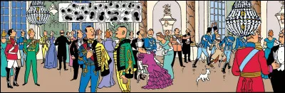 Dans la grande salle de réception du Palais, qu'annonce l'aide de camp félon à son souverain (rin-rin) ? Et n'y aurait-il pas quelque chose qui cloche, sur l'image ci-dessus ?