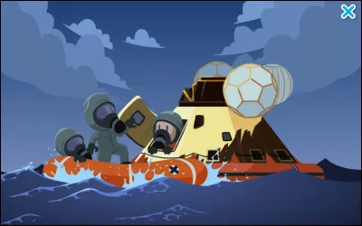 Dans quel océan le module Columbia amerrit-il ?