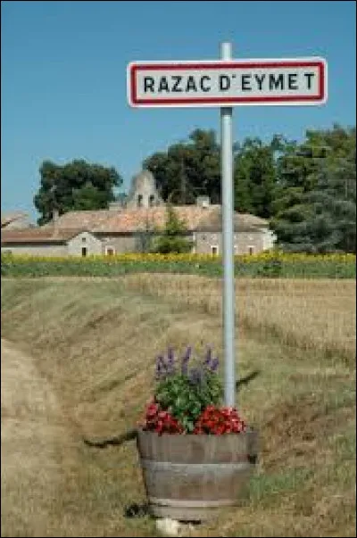 Nous terminons notre balade en Dordogne, &agrave; l'entr&eacute;e de Razac-d'Eymet. Nous nous trouvons dans l'ancienne r&eacute;gion ...