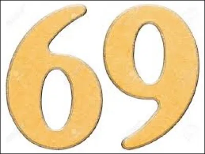 Le nombre 69 désigne une position sexuelle.