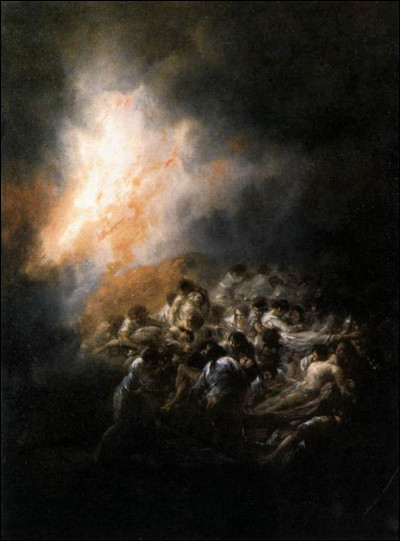 Qui a peint "Feu de la nuit 1794" ?