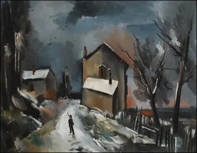 Qui est le peintre de la toile "Une nuit en hiver" ?