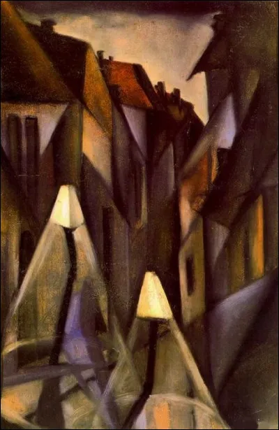 Qui a peint "Une rue la nuit" ?