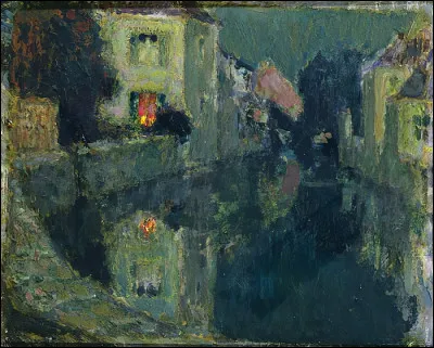 Qui a représenté "Le Canal de nuit à Nemours" ?