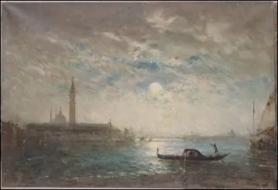 Qui a peint "Venise et le Campanile au clair de lune" ?