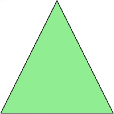 En géométrie, quel adjectif qualifie un triangle dont les 3 côtés sont égaux ?