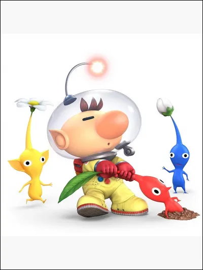 Combien de Pikmins, de couleurs différentes, viennent en aide à Olimar dans la saga SSB ?