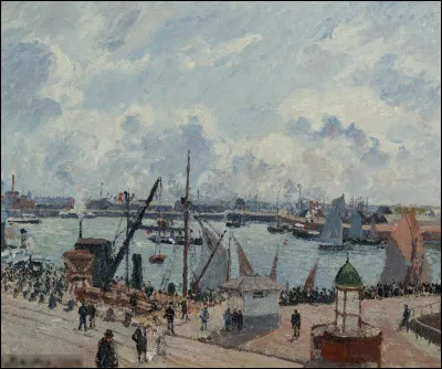 Qui a réalisé le tableau "L'avant-port du Havre" ?