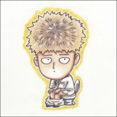 Sous quel nom d'école Saitama s'inscriva-t-il pour le Super Fight ?