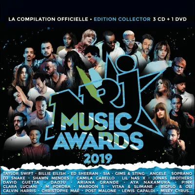 Qui a été élu Artiste Masculin Francophone de l'Année aux NRJ Music Awards le 9 novembre 2019 ?