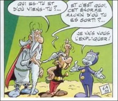 Comment Astérix surnomme-t-il Toune quand il le ''découvre "?