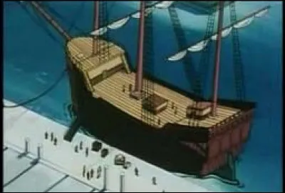 La tante et la grand-mère de Gon sont-elles là au départ du bateau ?