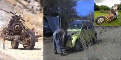 En 1993, au cours dun raid dans le désert marocain, monsieur Emile Leray eut un accident qui rendit sa 2cv Citroën inutilisable.
Par quelle astuce cette personne réussit à relier la ville la plus proche avec son véhicule.