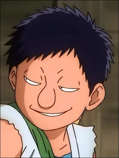 Pourquoi le garçon est-il content de passer devant Gon, Léolio et Kurapika ?