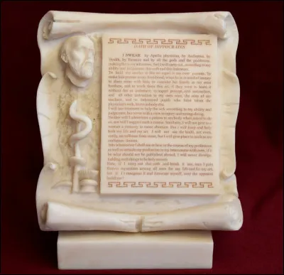 Pour exercer quelle profession doit-on prononcer le serment d'Hippocrate ?