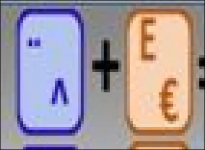 Pour taper un &ecirc;, j'utilise la touche ^ et la touche E.