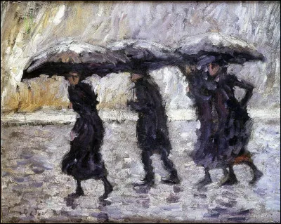 Qui a peint "Les Parapluies" ?