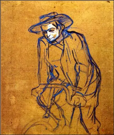 Qui a représenté "Bruant à bicyclette" ?
