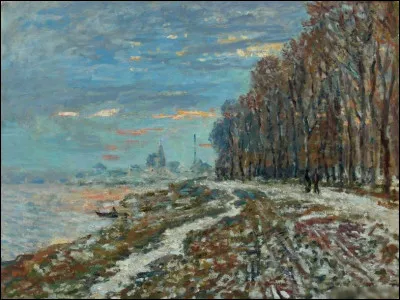 "La promenade à Argenteuil, soir d'hiver" est l'&oelig;uvre de quel peintre ?
