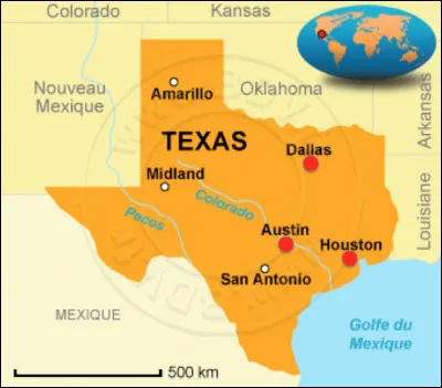 Quelle est la capitale de l'État du Texas, ville située sur le fleuve Colorado, centre des hautes technologies, surnommée "Silicon Hills" ?